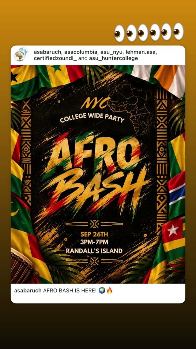 AFRO BASH, Sat, Sep 26, Randall's Island, Randalls Island