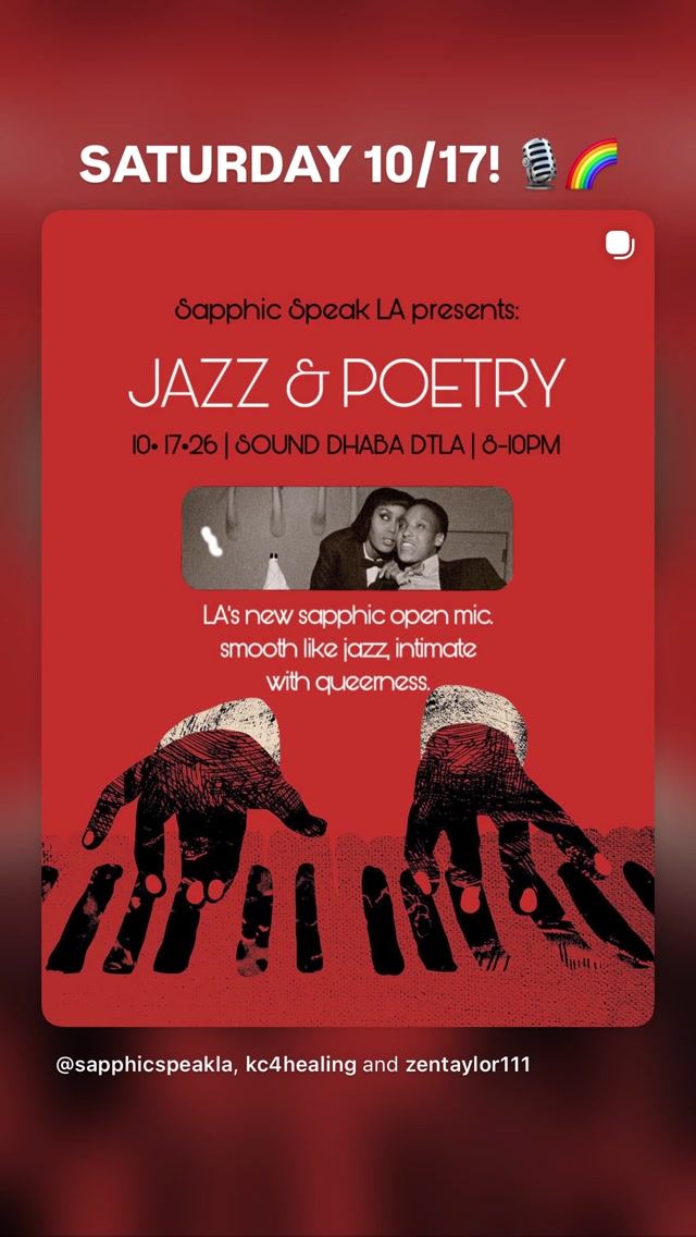JAZZ & POETRY, Sat, Oct 17, Damballa