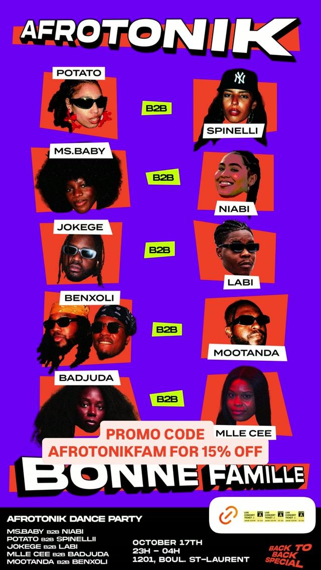 AFROTONIK DANCE PARTY — flyer 7