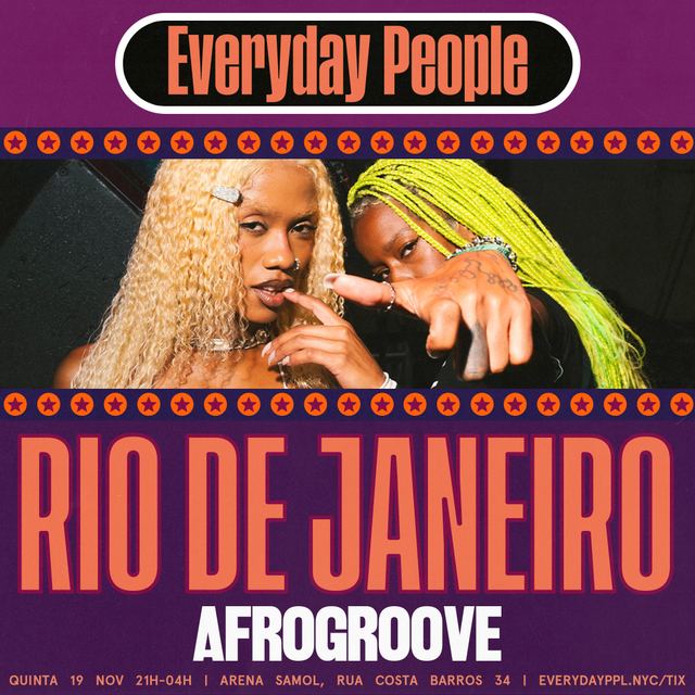 Everyday People (Rio de Janeiro), Thu, Nov 19, Arena Samol