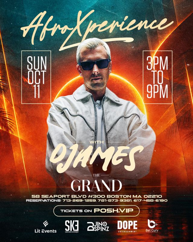 AfroXperience, Sun, Oct 11, The Grand, Seaport District