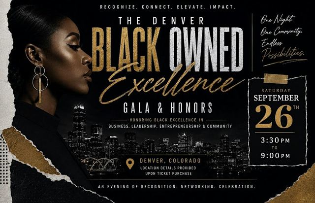 Black Excellence Gala & Fundraiser, Sat, Sep 26, TD Event Space