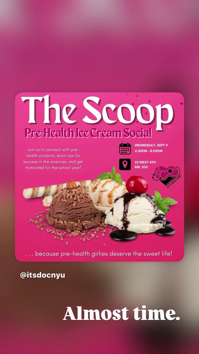 The Scoop: Pre-Health Ice Cream Social