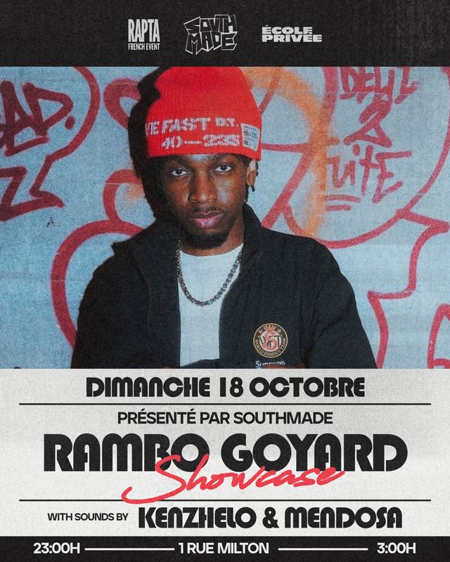 Rambo Goyard Showcase, Sun, Oct 18, École Privée
