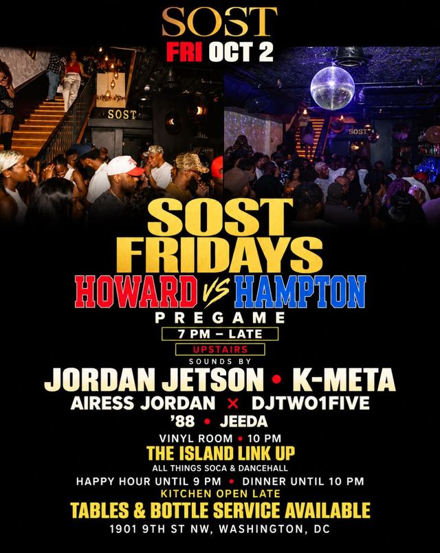 SOST Fridays: Howard vs Hampton Pregame, Fri, Oct 2, Sost, Shaw