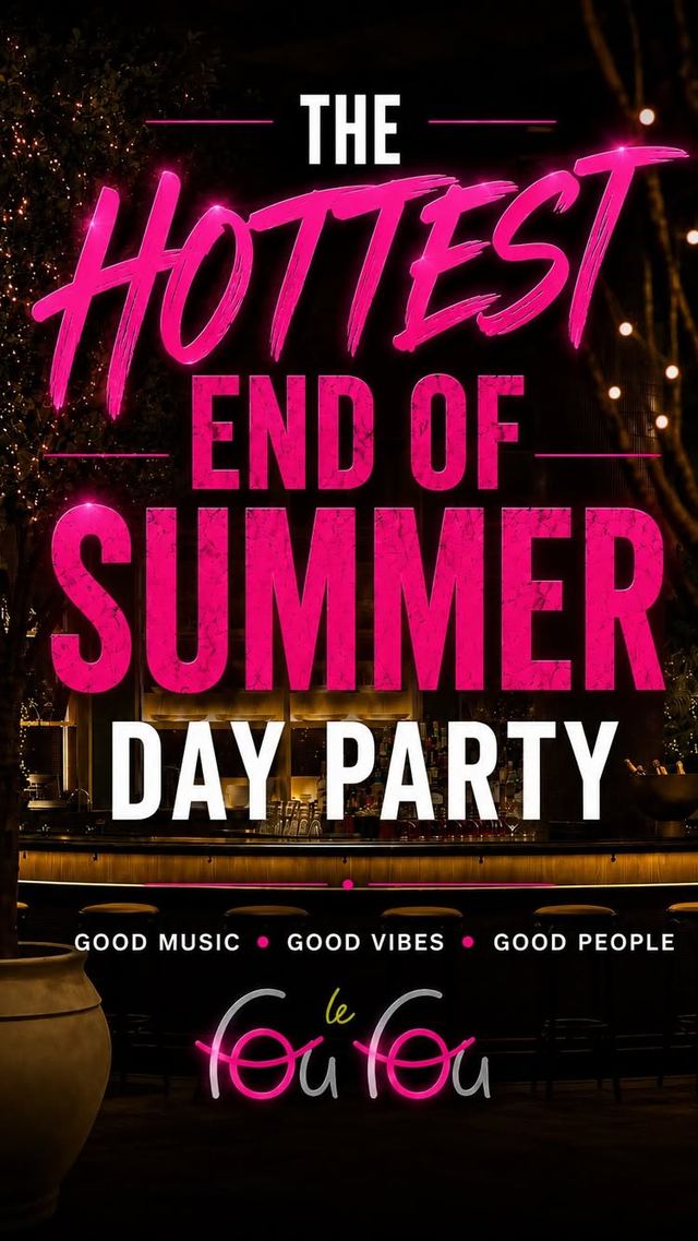 A Touch of Pink Day Party, Mon, Sep 7, Le Fou Fou