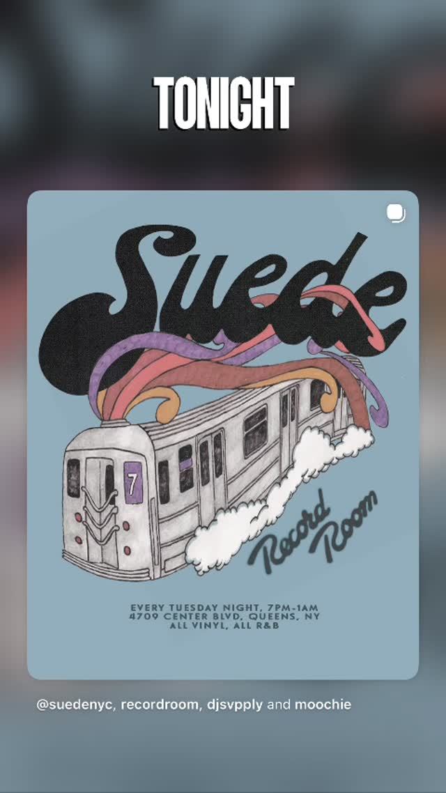 Suede Record Room, Tue, Sep 15, Record room, LIC, Queens