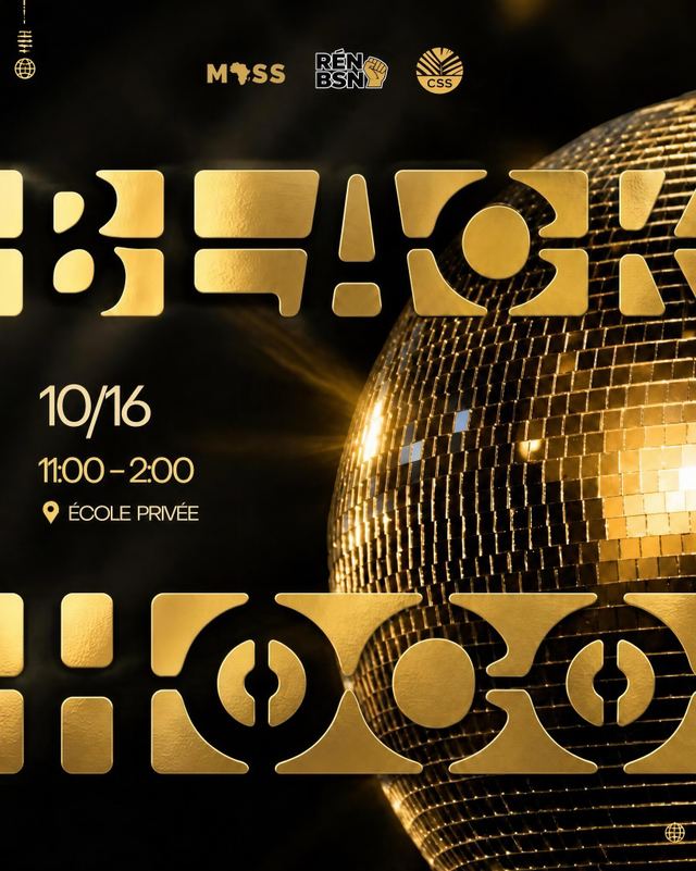 Black Hoco, Fri, Oct 16, École Privée