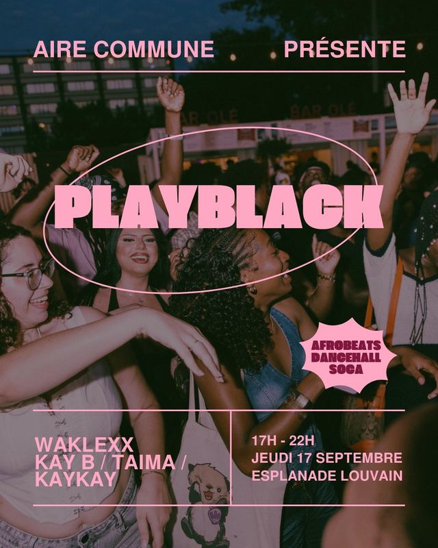 Playblack, Thu, Sep 17, Esplanade Louvain, Ahuntsic-Cartierville