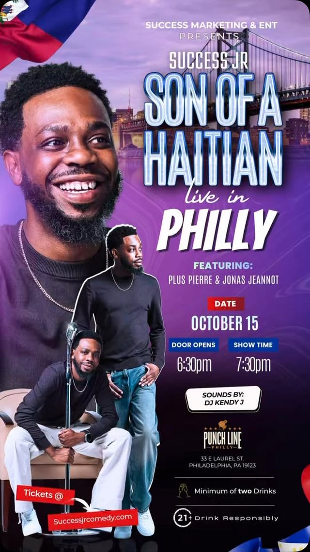 SUCCESS JR SON OF A HAITIAN INTERNATIONAL COMEDY TOUR, Sun, Nov 22, ZAINES