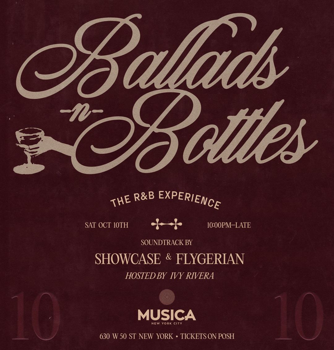 Ballads 'N Bottles: Two Year Anniversary — flyer 4