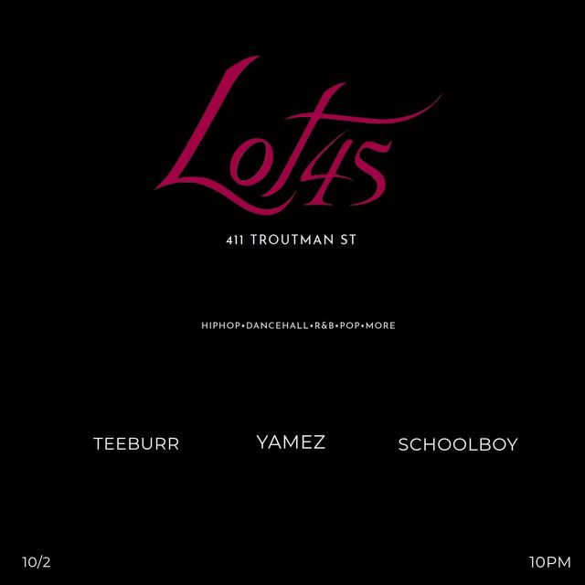 Party, Fri, Oct 2, Lot 45, Bushwick
