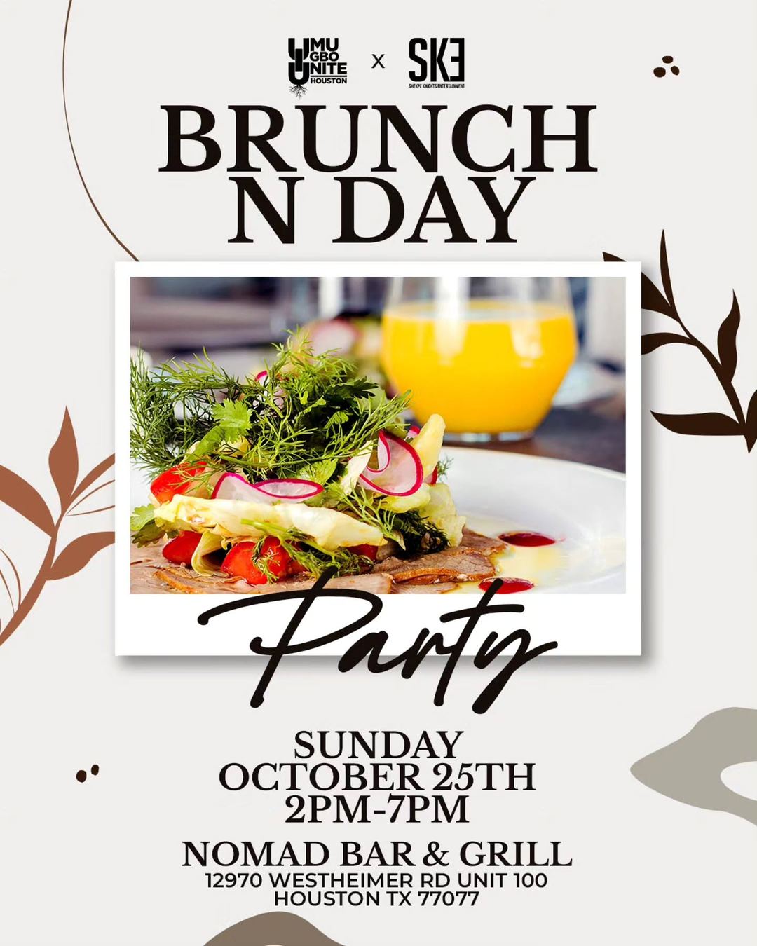 BRUNCH N DAY PARTY