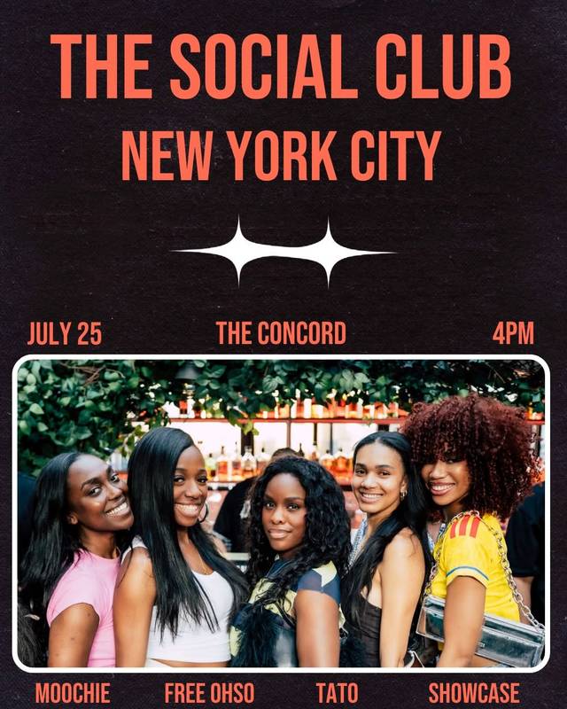 THE SOCIAL CLUB NEW YORK CITY, Sat, Jul 25, THE CONCORD, Lower East Side