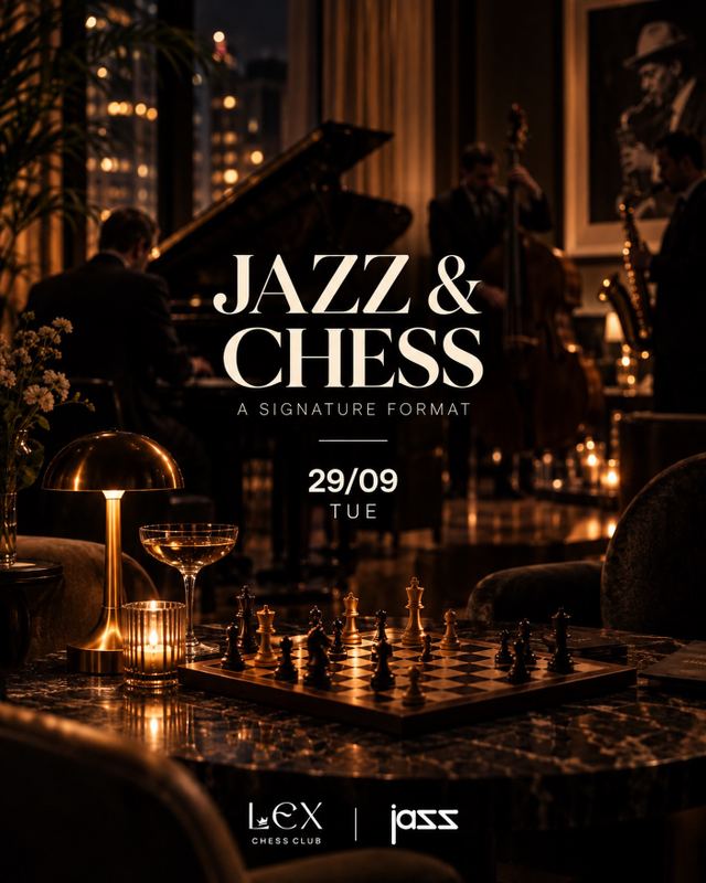 Jazz & Chess, Tue, Sep 29, Jasslounge