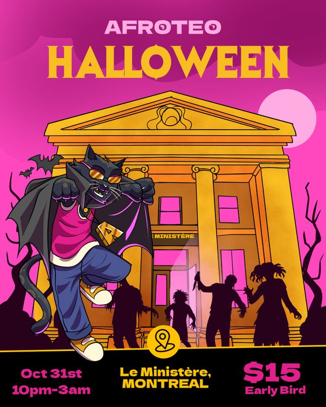 Afroteo Halloween, Sat, Oct 31, Le Ministère
