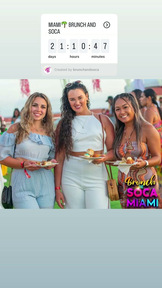 Brunch and Soca Miami, Thu, Oct 8