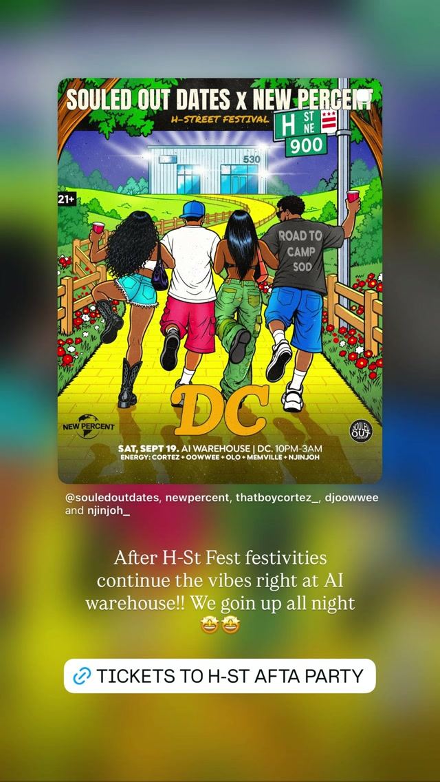 Souled Out Dates x New Percent, Sat, Sep 19, AI