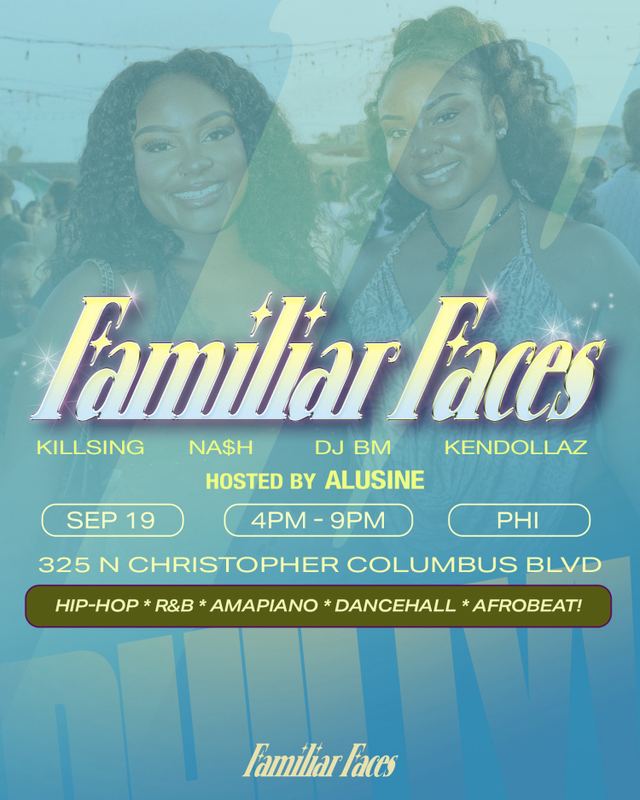 Familiar Faces, Sat, Sep 19, Winston on the Water, Old City