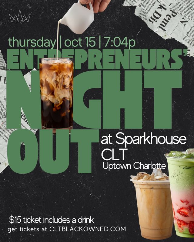 ENTREPRENUERS NIGHT OUT, Thu, Oct 15, Sparkhouse CLT, Charlotte center city