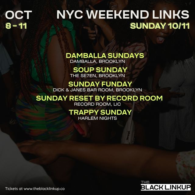 Trappy Sunday, Sun, Oct 11, Harlem Nights, Harlem