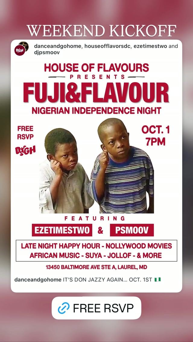 Fuji & Flavour — flyer 3