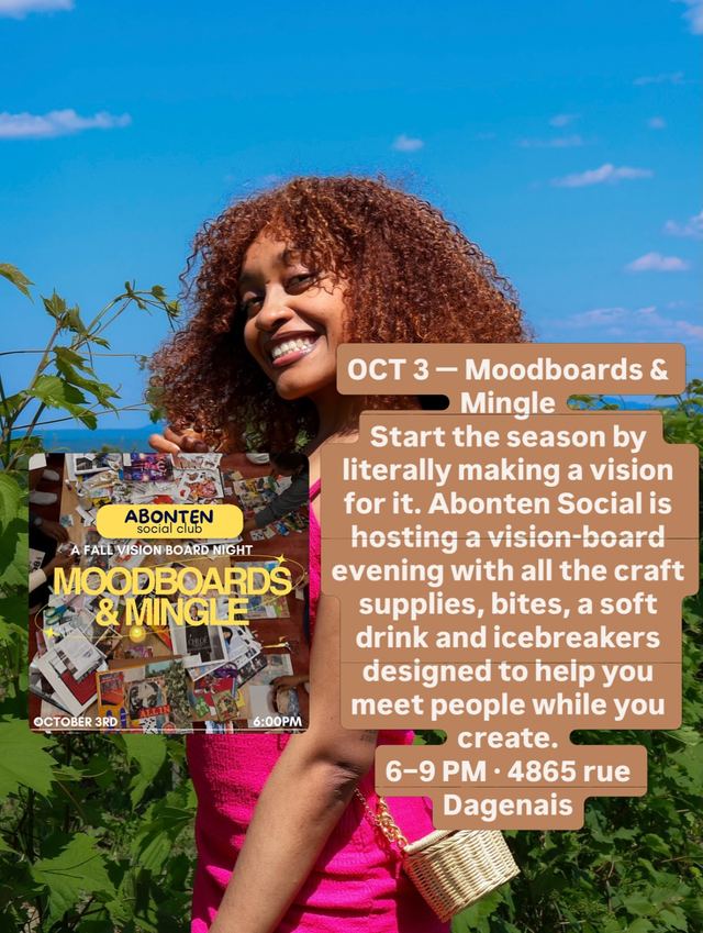 Moodboards & Mingle, Sat, Oct 3, 4865 Rue Dagenais