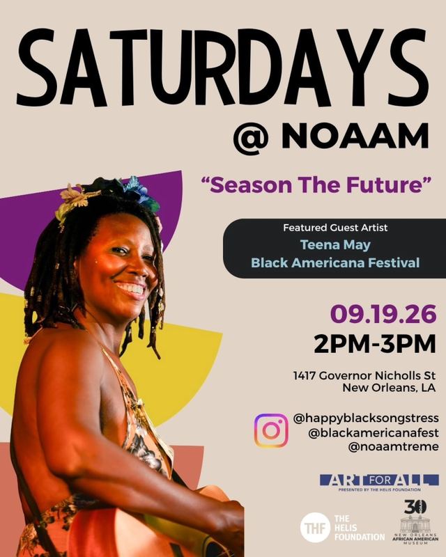 SATURDAYS @ NOAAM: Season The Future, Sat, Sep 19, NOAAM