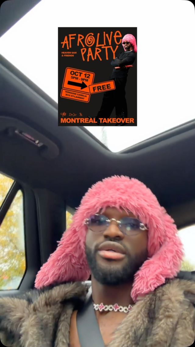 AFROLIVE PARTY, Mon, Oct 12, Terrasse Camélia