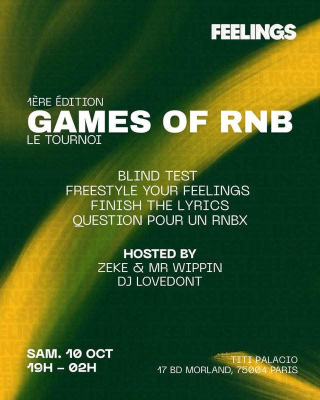 Games of RNB, Sat, Oct 10, Titi Palacio