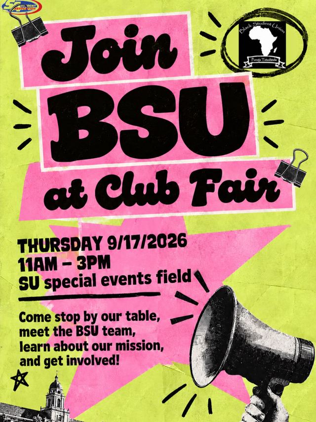 Join BSU at Club Fair, Thu, Sep 17, SU special events field