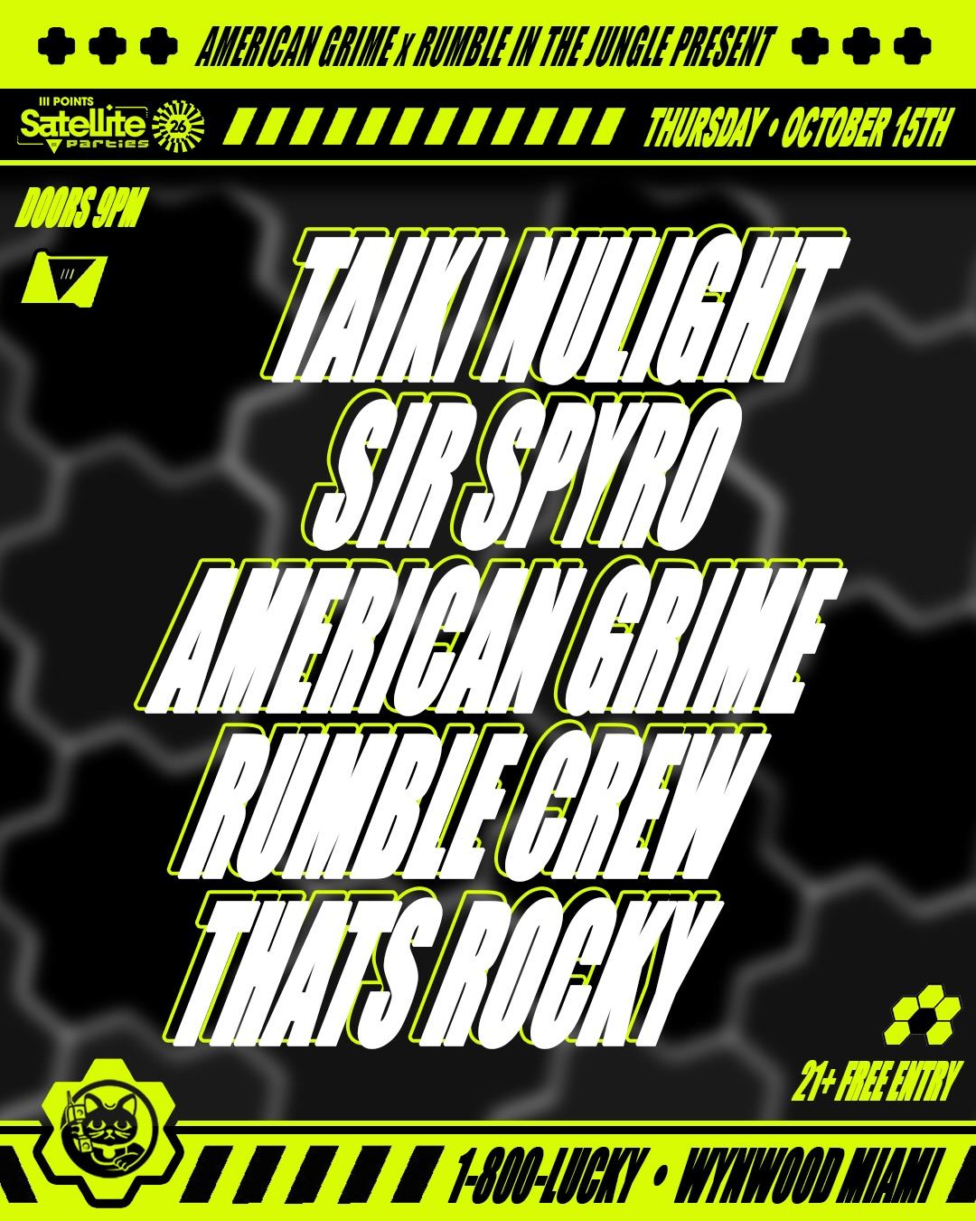 AMERICAN GRIME X RUMBLE IN THE JUNGLE PRESENT