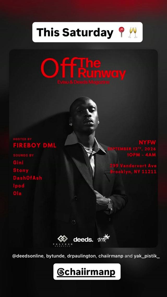 Off The Runway, Sat, Sep 12, 299 Vandervort Ave, East Williamsburg