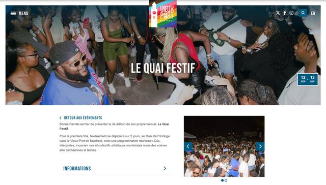 Le Quai Festif, Sat, Sep 12 – Sun, Sep 13, Quai De L'horloge, Old Port