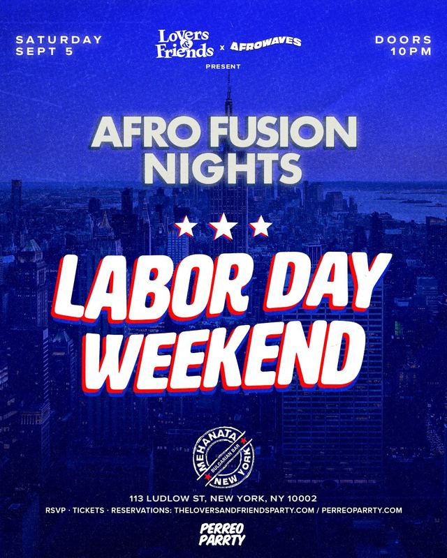 Afro Fusion Nights, Sat, Sep 5, Mehanata Bulgarian Bar, New York