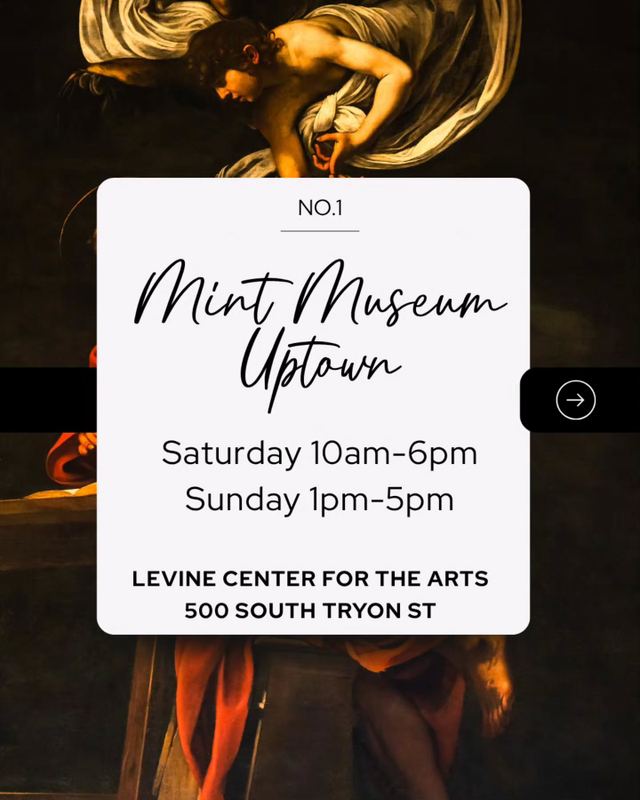 Mint Museum Uptown, Sun, Sep 6, Levine Center for the Arts, Third Ward