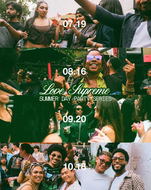 Love Supreme Summer Day Party Series, Sun, Oct 18, The Chapel SF