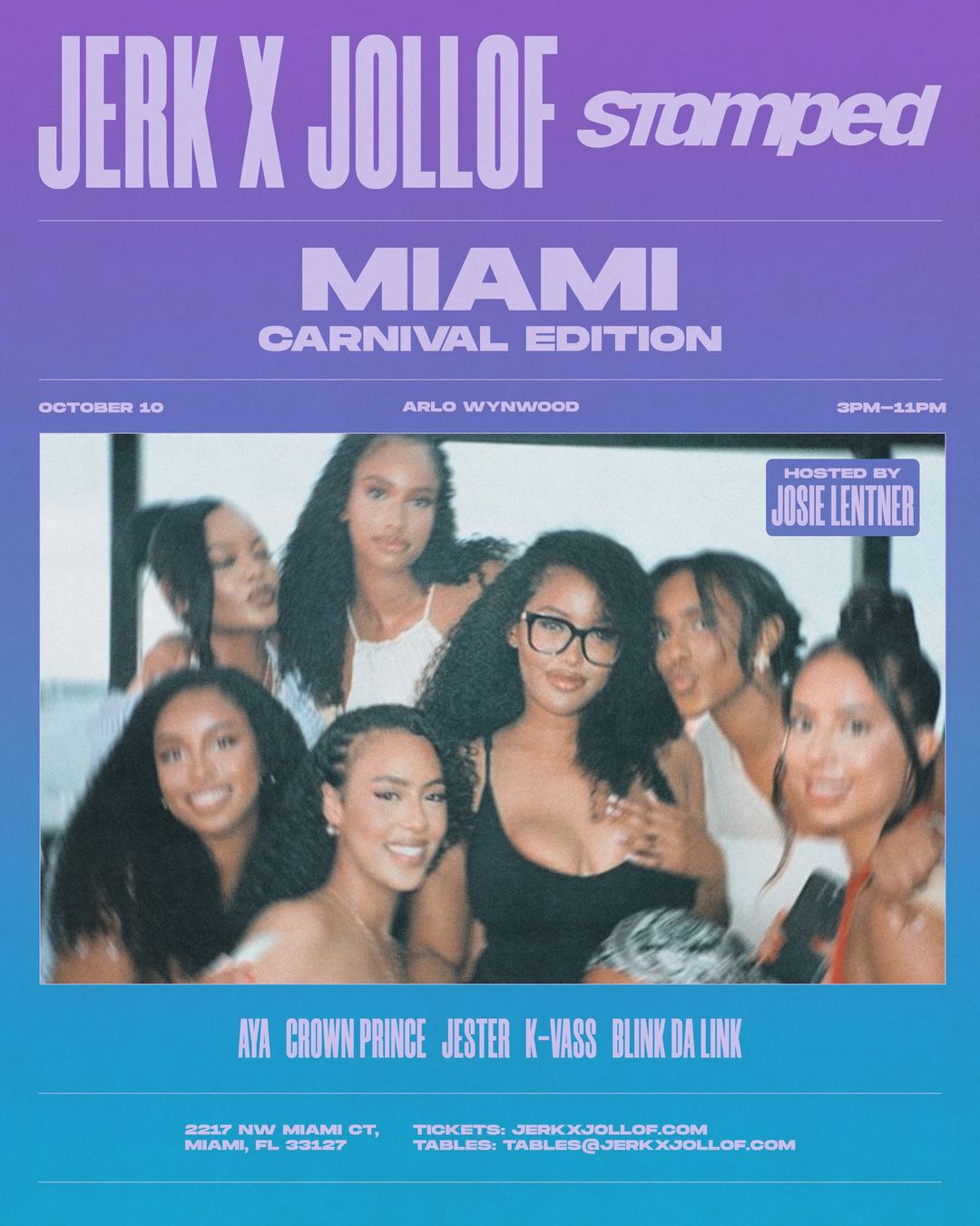 Jerk X Jollof Stamped MIAMI Carnival Edition