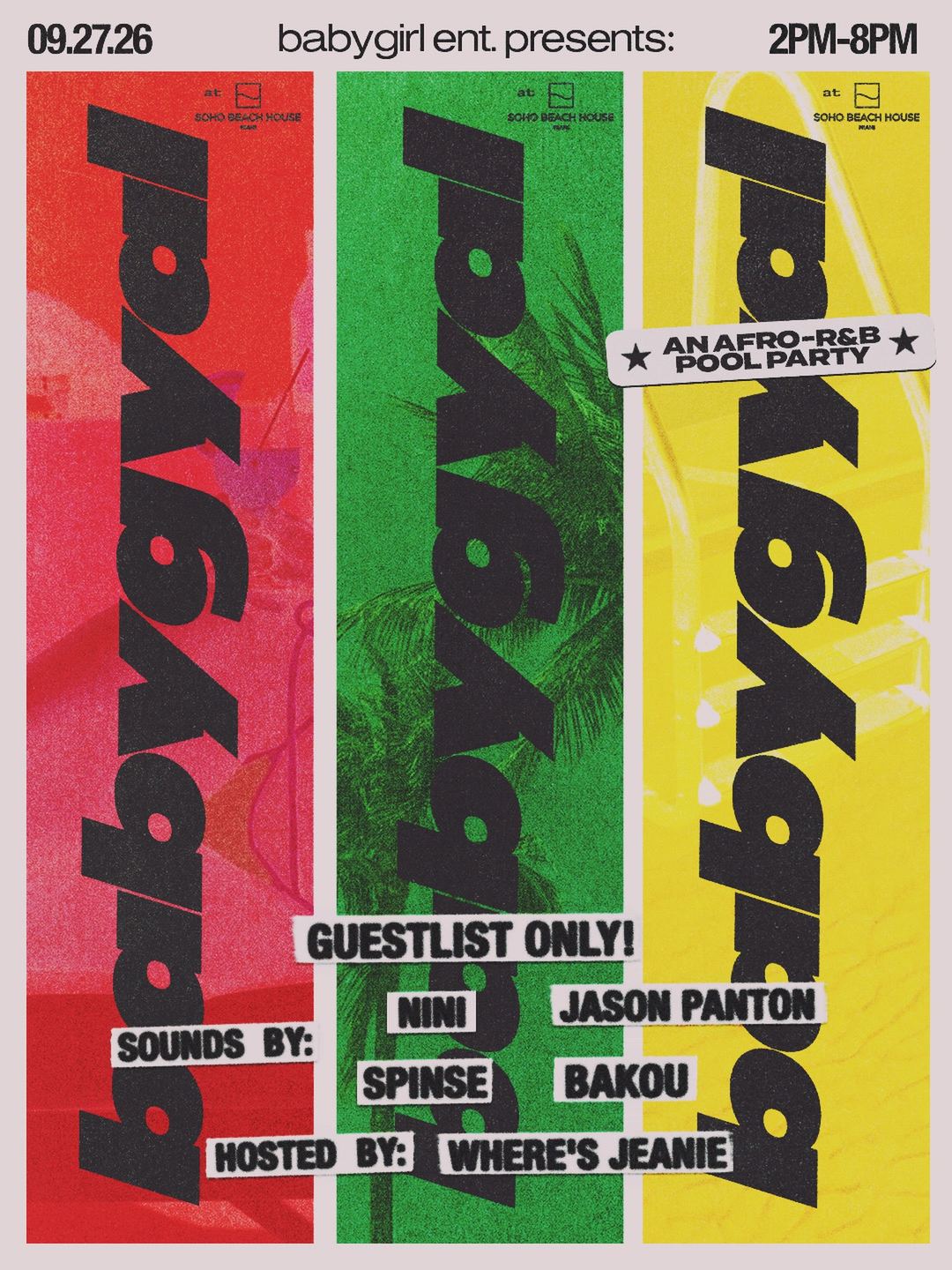 babygirl: An Afro-R&B Pool Party & Jason Panton's Birthday Celebration
