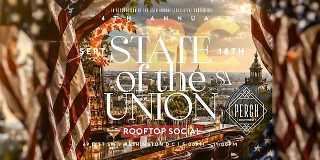 CBC STATE OF THE UNION, Fri, Sep 18, PERCH SW ROOFTOP LOUNGE, Buzzard Point