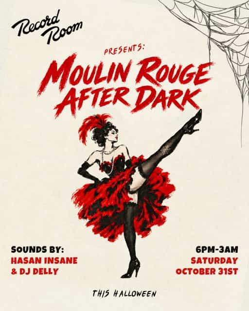 A Record Room Halloween: Moulin Rouge After Dark