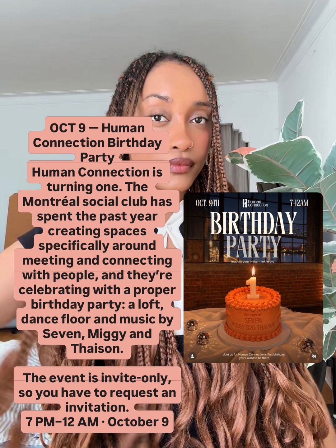 Human Connection Birthday Party