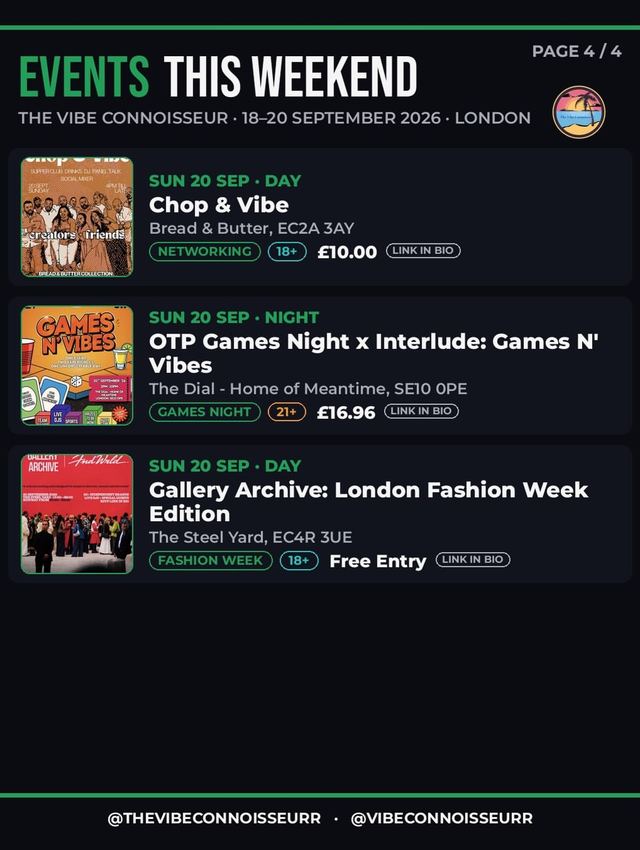 Gallery Archive: London Fashion Week Edition, Sun, Sep 20, The Steel Yard, City of London