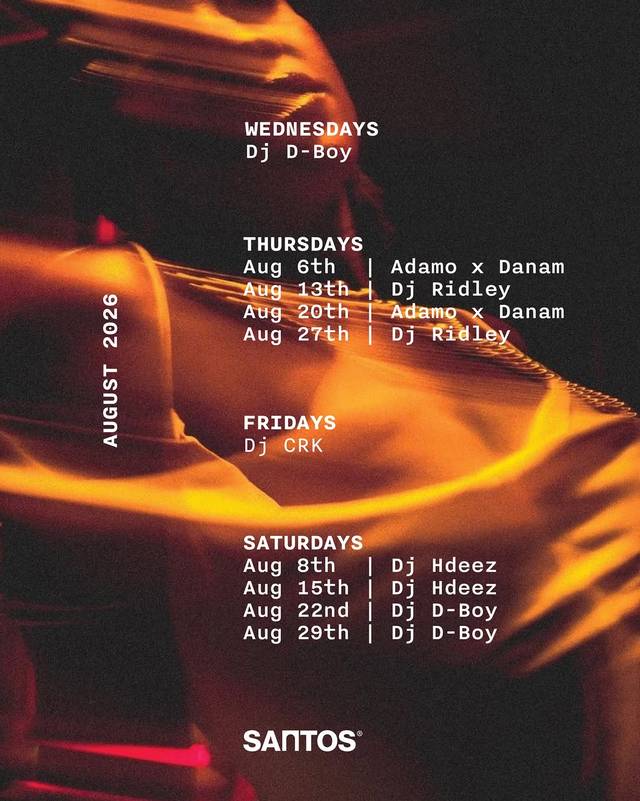 Adamo x Danam at Santos, Thu, Aug 6, Santos, Ville-Marie