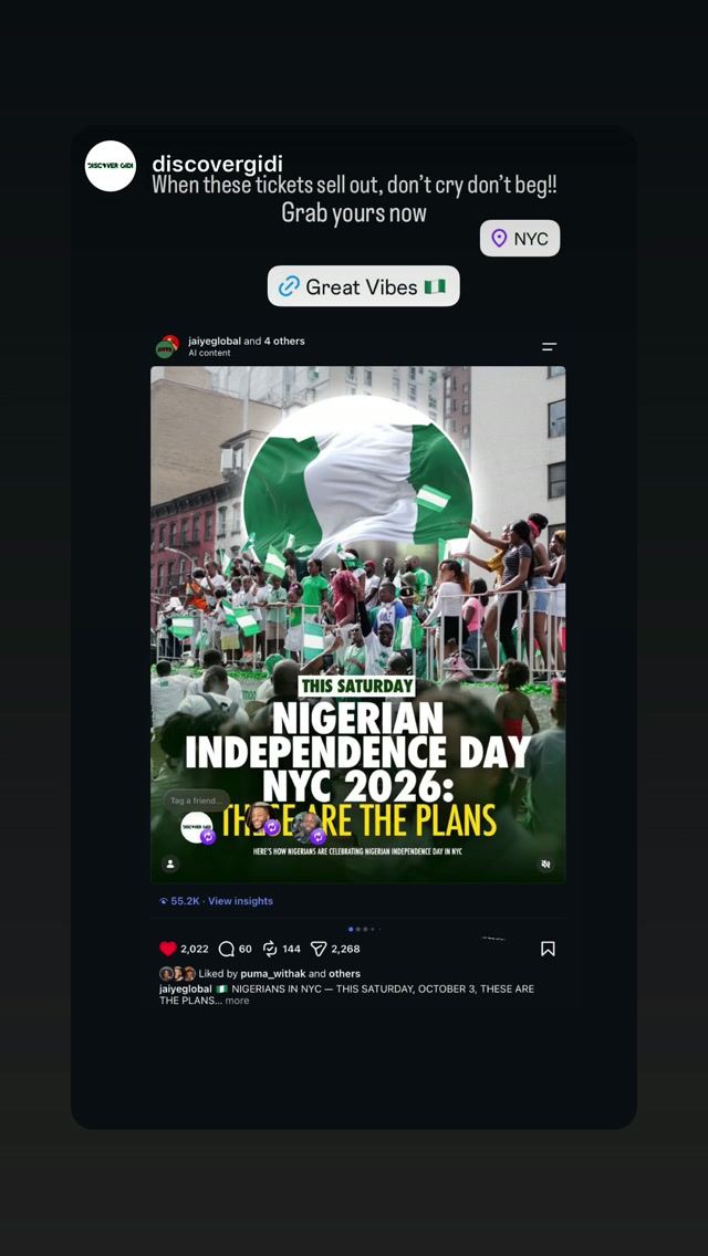NIGERIAN INDEPENDENCE DAY NYC 2026