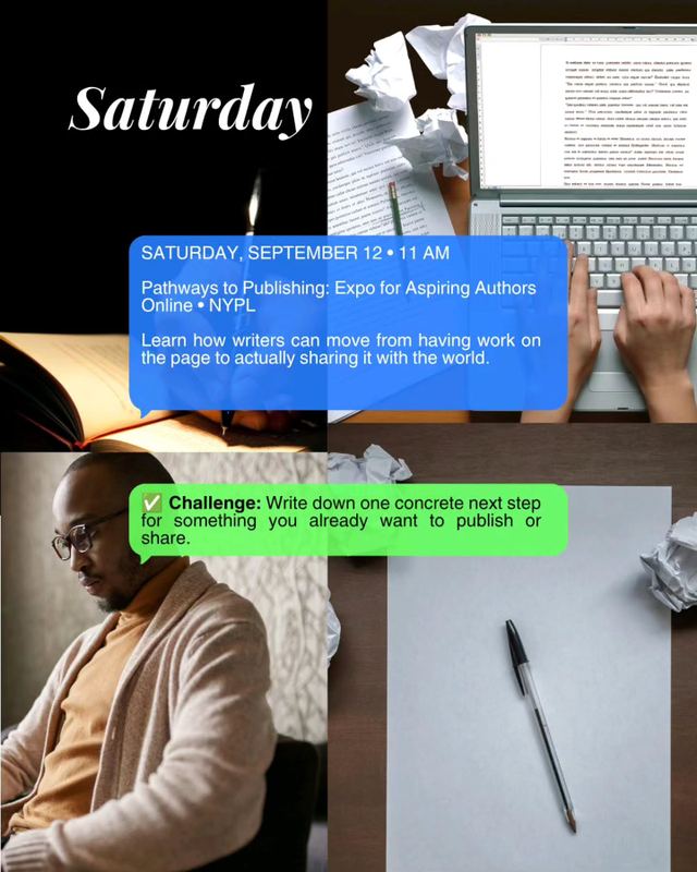 Pathways to Publishing: Expo for Aspiring Authors, Sat, Sep 12, Online