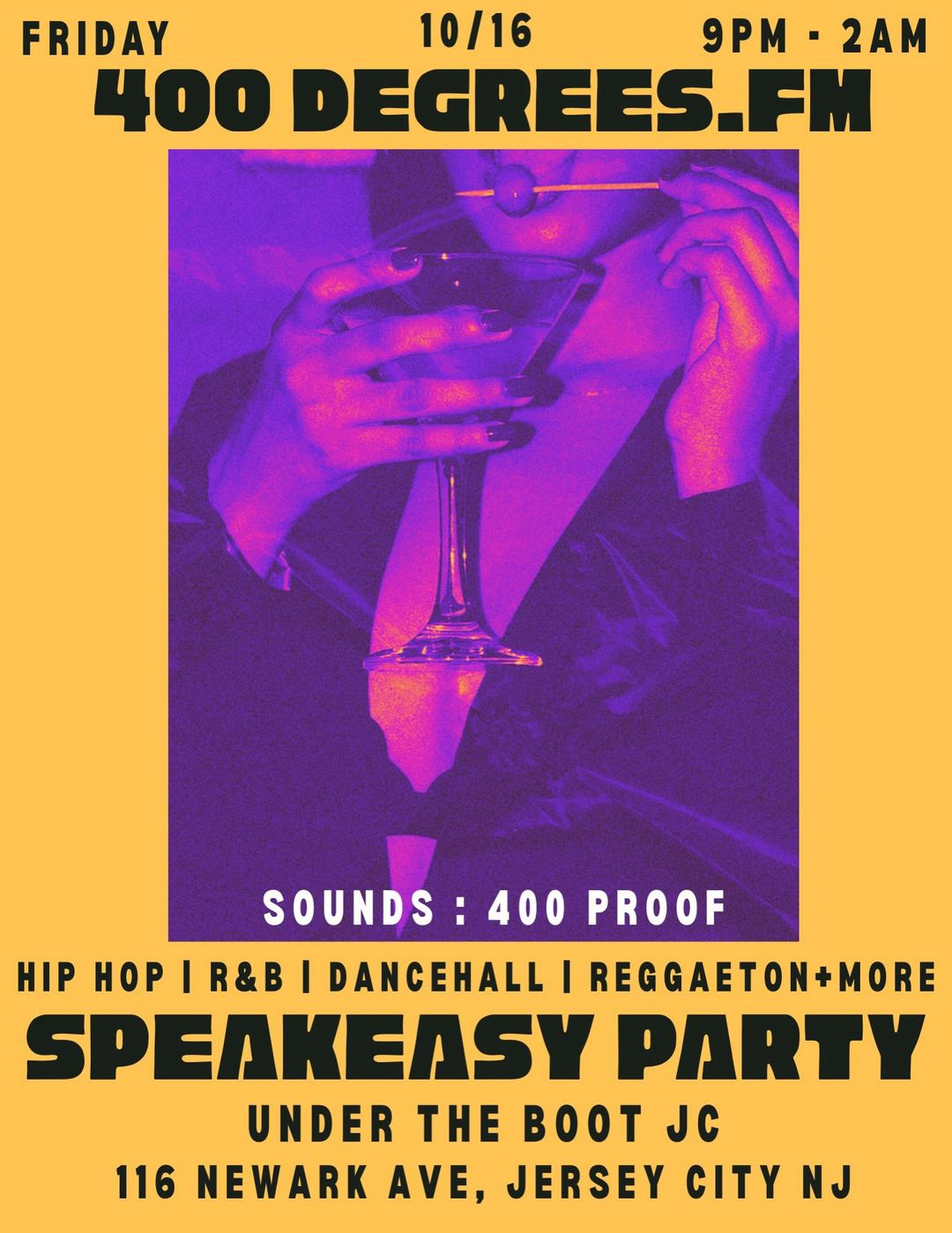 400 Degrees.fm Speakeasy Party