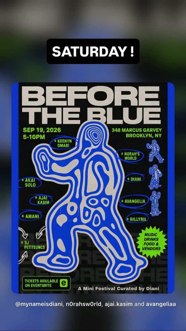 BEFORE THE BLUE, Sat, Sep 19, 348 Marcus Garvey, Bedford-Stuyvesant