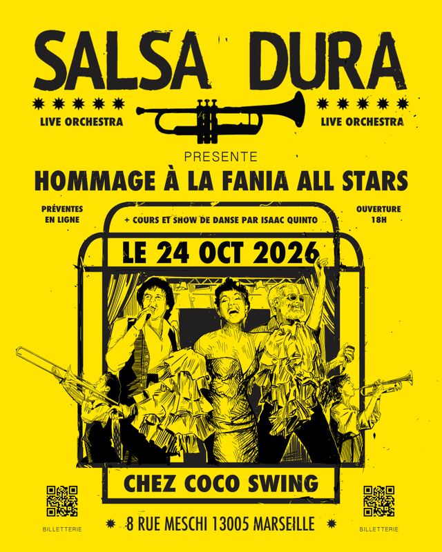 Salsa Dura Présente Hommage À La Fania All Stars, Sat, Oct 24, Coco Swing Ballroom