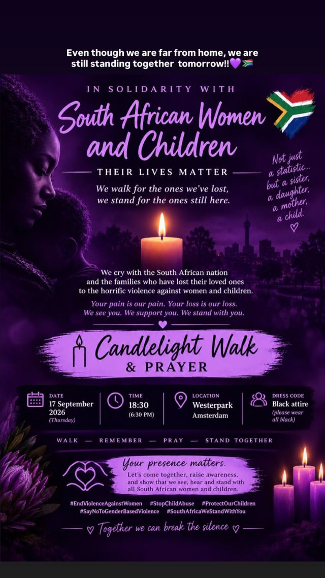 Candlelight Walk & Prayer, Thu, Sep 17, Westerpark, Amsterdam-West